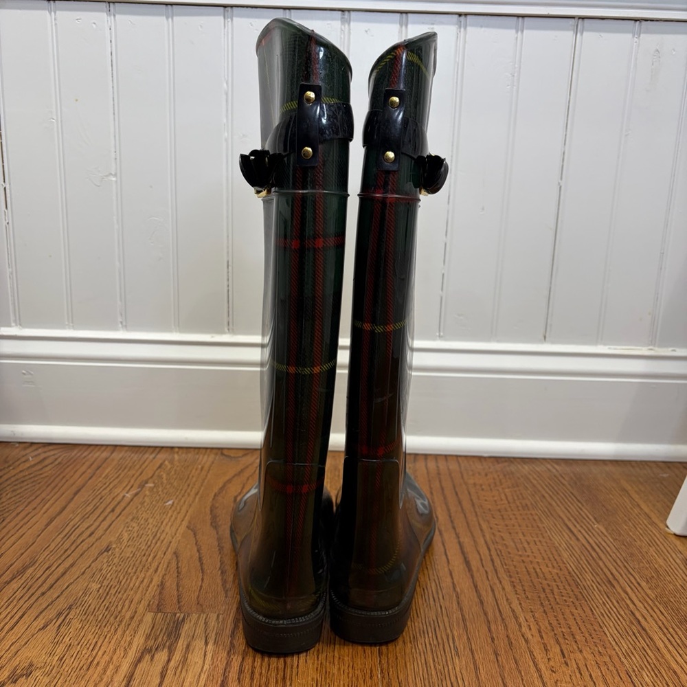 LRL Rossalyn II Women's Plaid Rain Boots - Picture 4 of 10